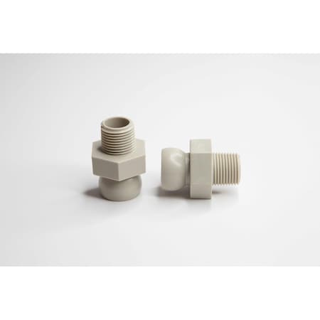 Cedarberg Snap-Loc Systems 1/2 System Male Hose to Male Pipe Thread Connector 3/8 NPT Pac of 4 8450-17